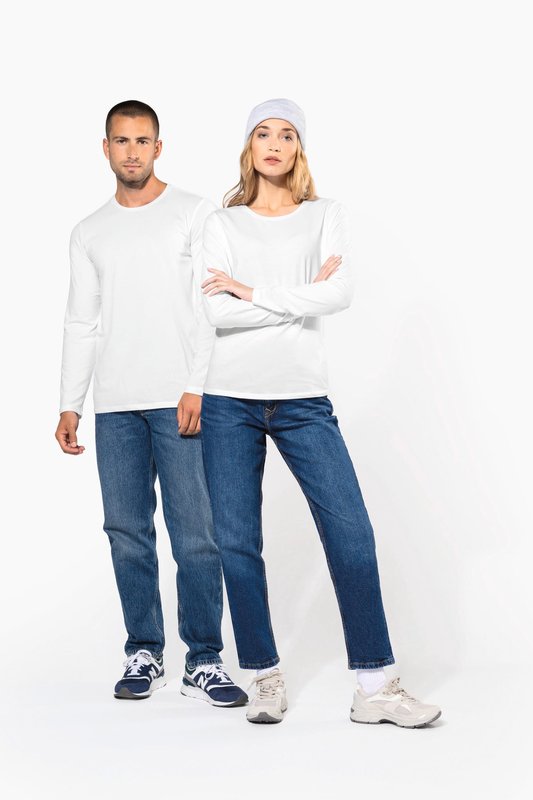 T-shirt col rond manches longues femme – Image 3