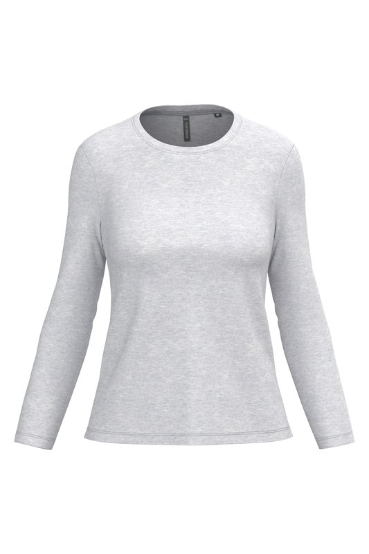 T-shirt col rond manches longues femme – Image 20