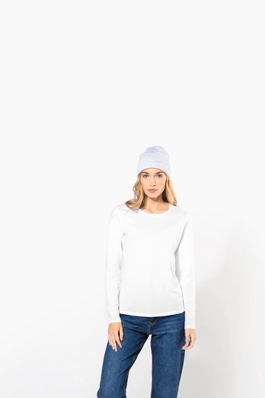 T-shirt col rond manches longues femme – Image 6