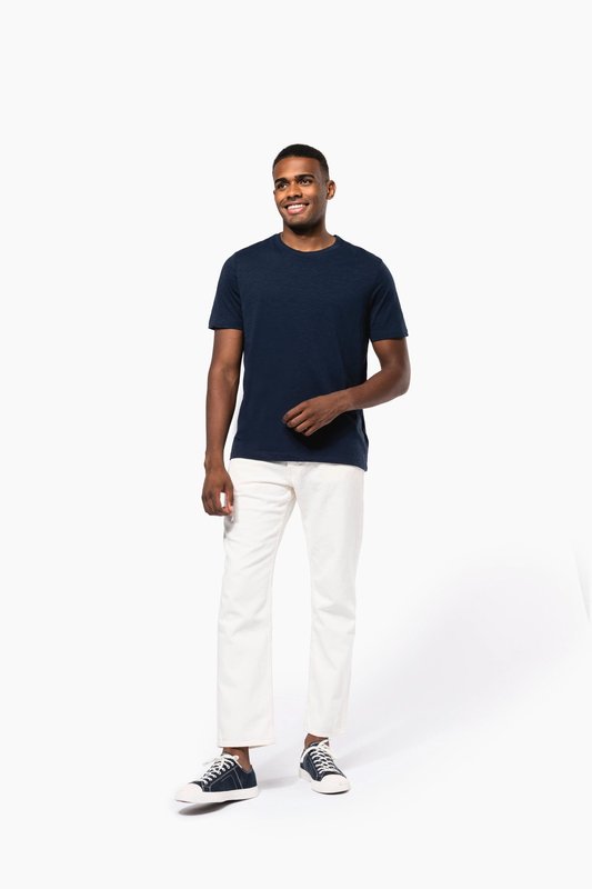 T-shirt slub écoresponsable col rond manches courtes homme – Image 6