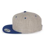 Gris chiné / Bleu royal