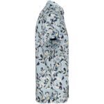 Ivoire motifs bleus floraux