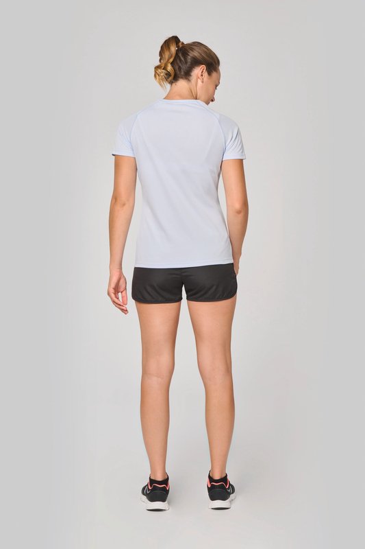 T-shirt de sport à col rond recyclé femme – Image 9