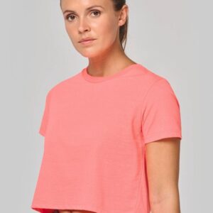 Crop top triblend femme