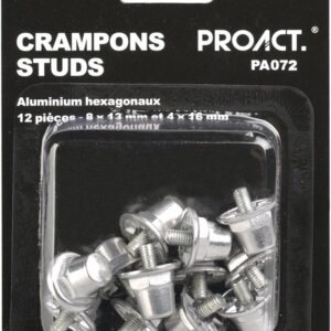 Boîte de 12 crampons alu hexagonaux
