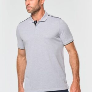 Polo Day To Day contrasté manches courtes homme
