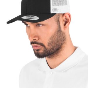 Casquette retro trucker bicolore