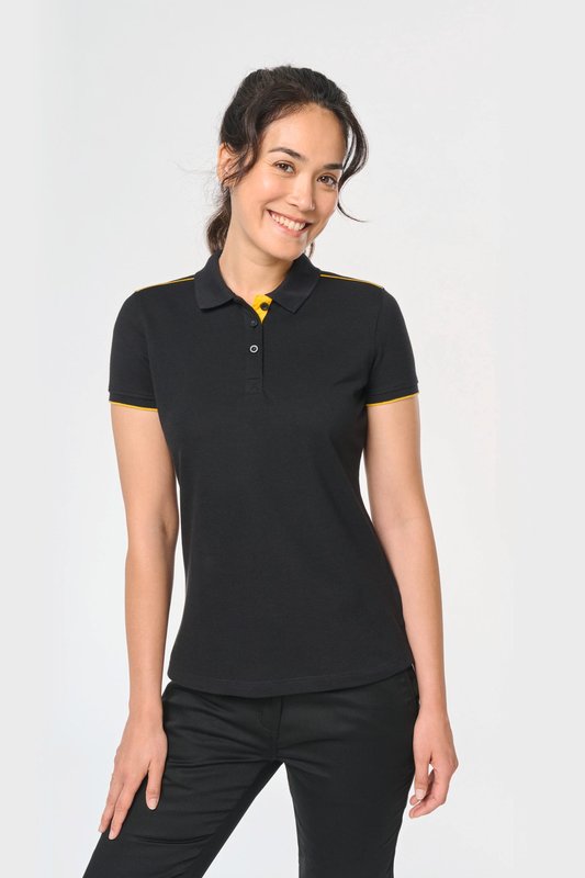 Polo Day To Day contrasté manches courtes femme – Image 28