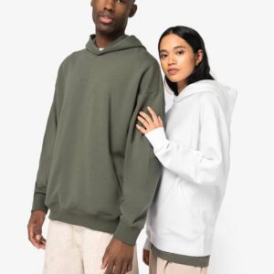 Sweat-shirt écoresponsable à capuche oversize unisexe