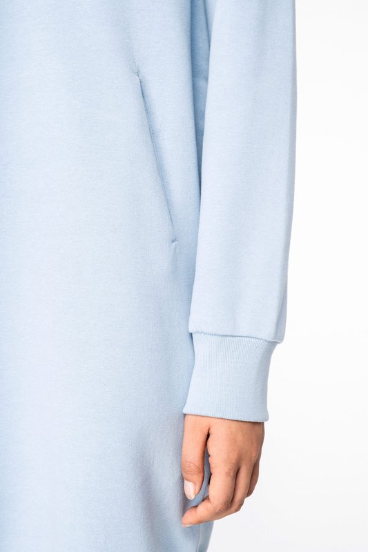 Robe sweat-shirt écoresponsable à capuche femme – Image 8