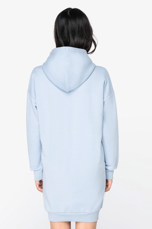 Robe sweat-shirt écoresponsable à capuche femme – Image 4