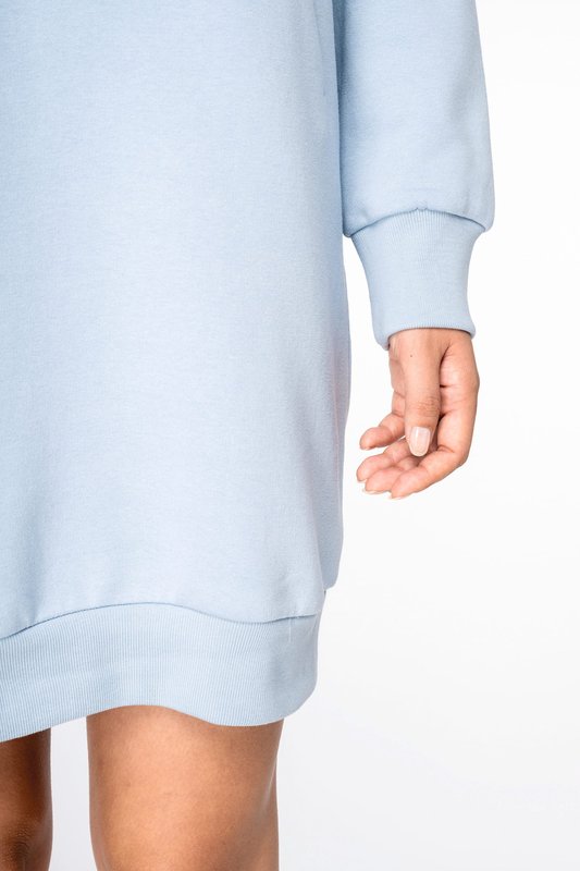 Robe sweat-shirt écoresponsable à capuche femme – Image 7