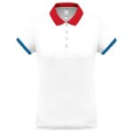 Blanc / Rouge / Bleu royal sportif