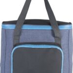 Bleu clair chiné / Gris foncé