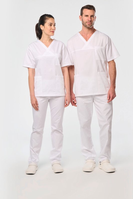 Tunique coton manches courtes unisexe