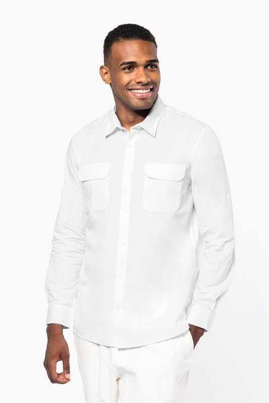Chemise safari manches longues homme – Image 4