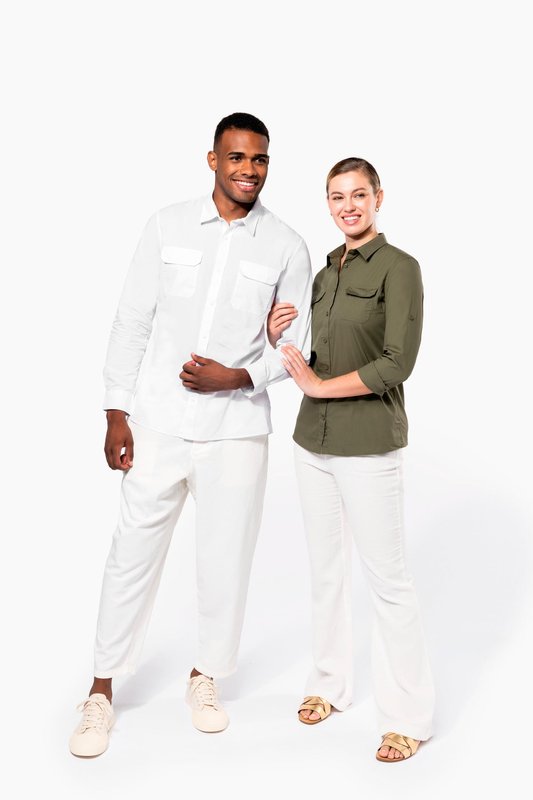 Chemise safari manches longues homme – Image 8