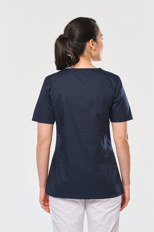 Blouse polycoton avec boutons-pression femme – Image 3