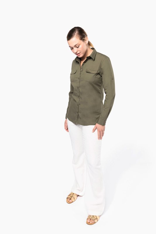 Chemise safari manches longues femme – Image 6
