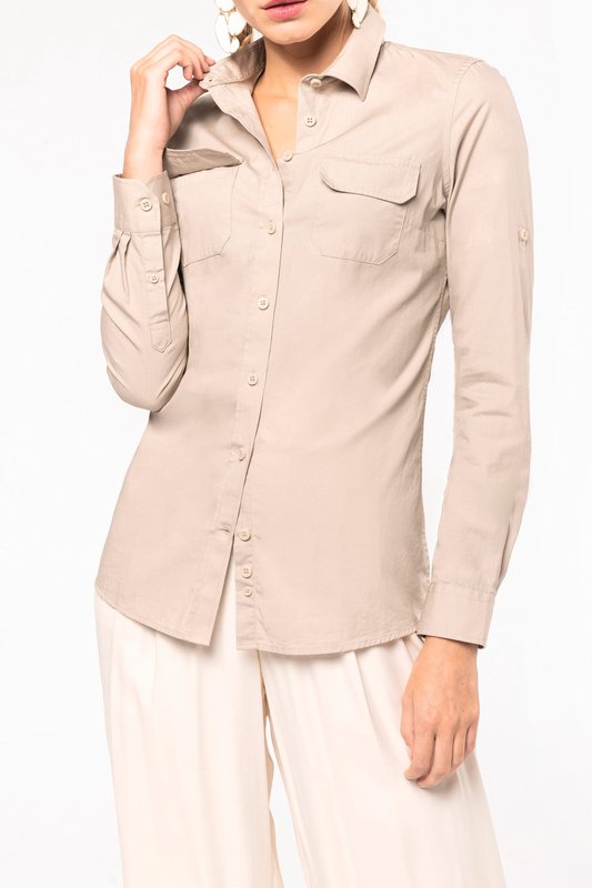 Chemise safari manches longues femme – Image 15