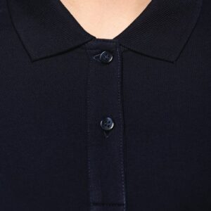 Polo Supima® manches longues femme