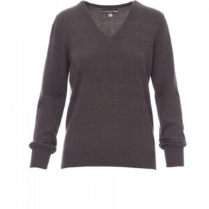 BUSINESS LADY MELANGE - Pull femme col en V