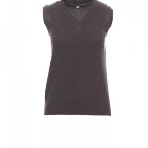 DESK LADY MELANGE - Gilet femme col en V