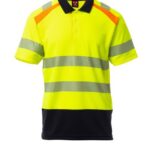 JAUNE FLUO/BLEU MARINE