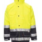 JAUNE FLUO/BLEU MARINE