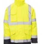 JAUNE FLUO/BLEU MARINE