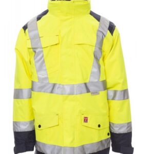 HISAFE - Parka bicolore 4 en 1 haute visibilité
