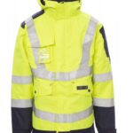 JAUNE FLUO/BLEU MARINE
