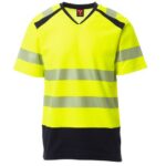 JAUNE FLUO/BLEU MARINE