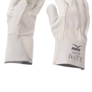 PILOT 70 - Gant avec paume et index en fleur de bovin