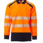 ORANGE FLUO/BLEU MARINE