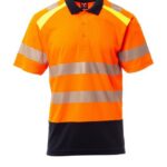 ORANGE FLUO/BLEU MARINE