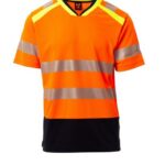 ORANGE FLUO/BLEU MARINE