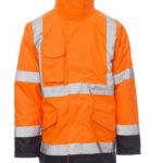 ORANGE FLUO/BLEU MARINE