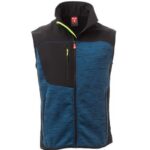 BLEU CHINÉ/NOIR-JAUNE FLUO