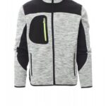 GRIS CHINÉ/NOIR-JAUNE FLUO