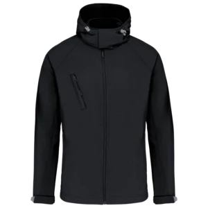 Veste softshell à capuche amovible homme