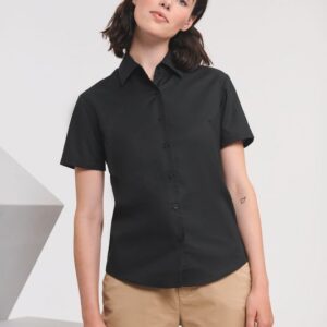 Chemise femme manches courtes Oxford