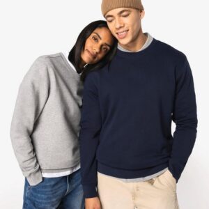Sweat-shirt écoresponsable à col rond unisexe