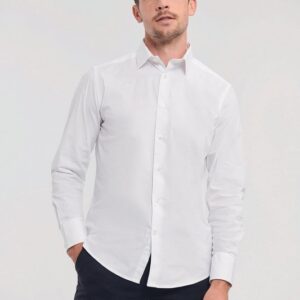 Chemise fittée homme manches longues
