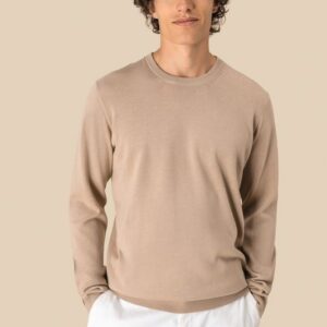 Pull écoresponsable à col rond homme