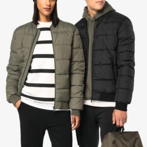 Veste matelassée écoresponsable à col teddy unisexe