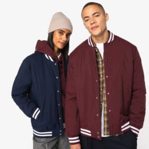 Veste teddy rembourrée écoresponsable unisexe