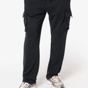 Pantalon cargo écoresponsable délavé French Terry homme