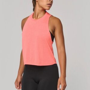 Débardeur crop Triblend femme