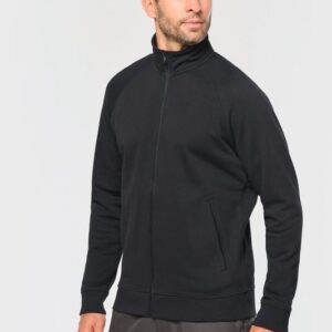 Veste molleton coton manches raglan unisexe